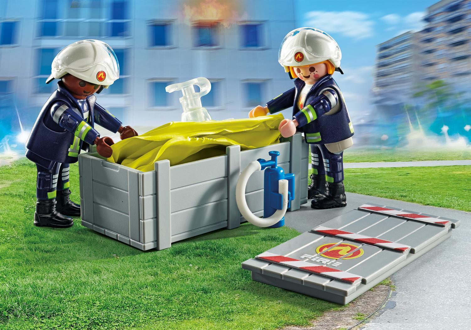 Playmobil Action Heroes Firefighter med luftpute 71465