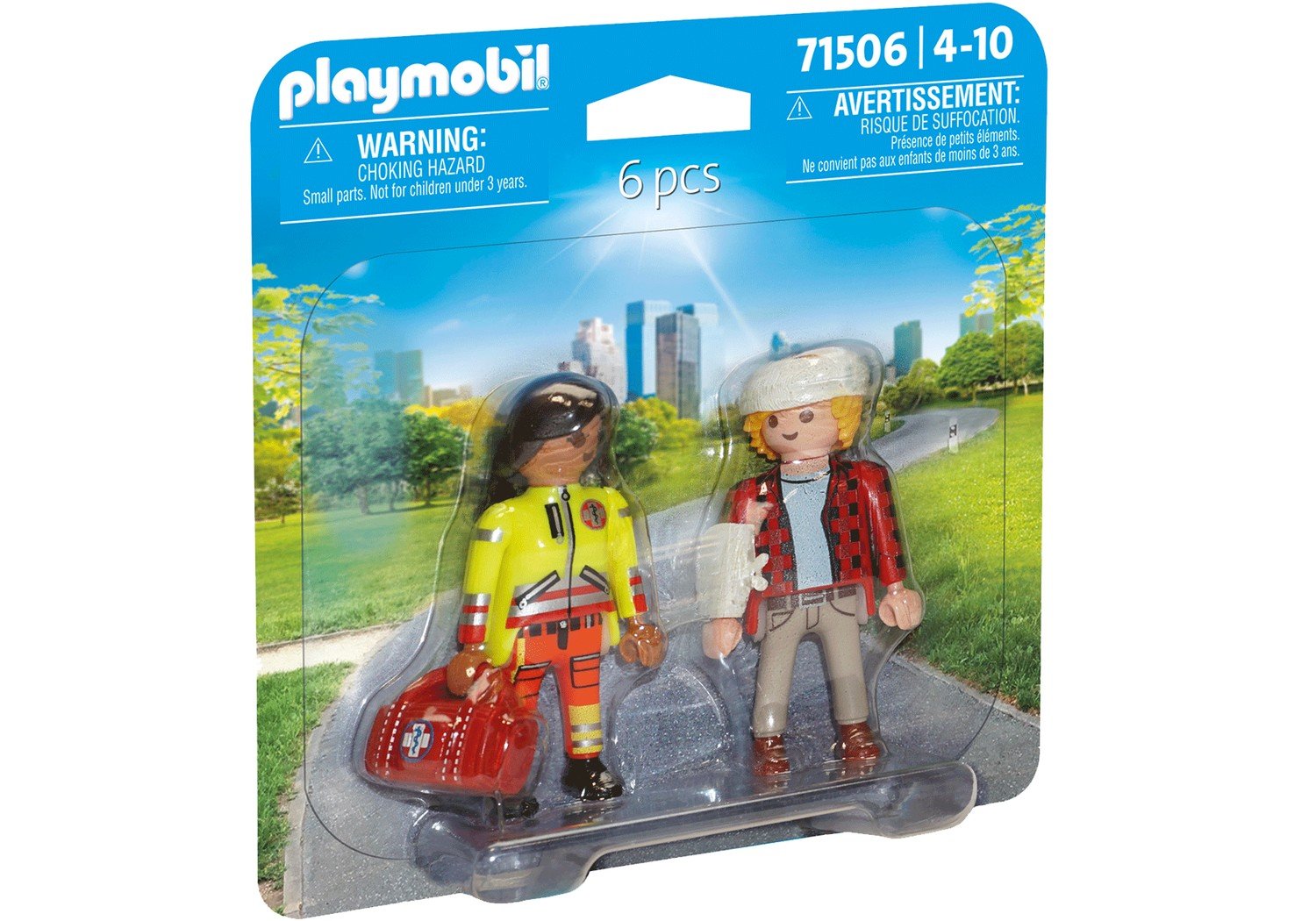 Playmobil Duopacks Paramedic With Patient 71506