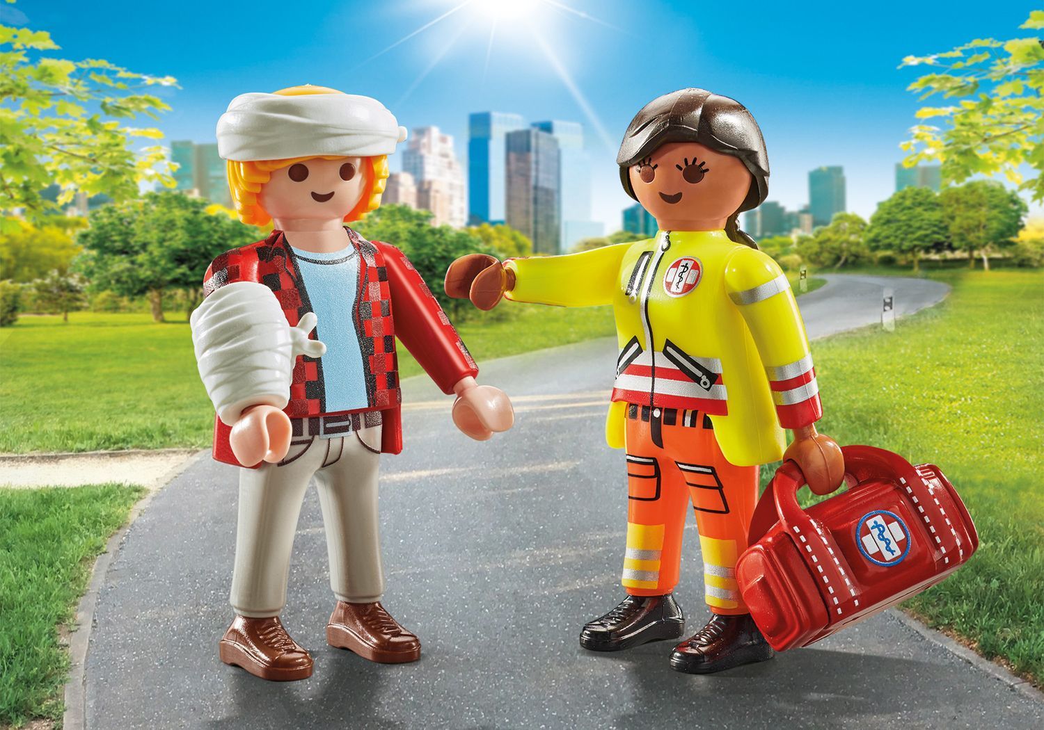 Playmobil Duopacks paramedic med pasient 71506