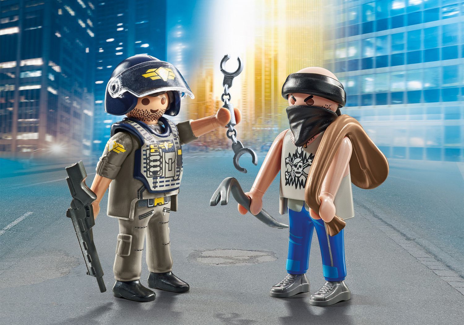 Playmobil Duopacks Tactical Police With Thief 71505