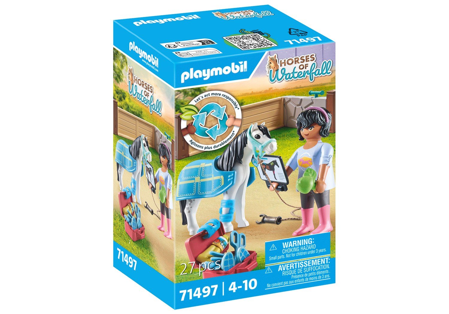 Playmobil Horses Of Waterfall Hesteterapeut 71497