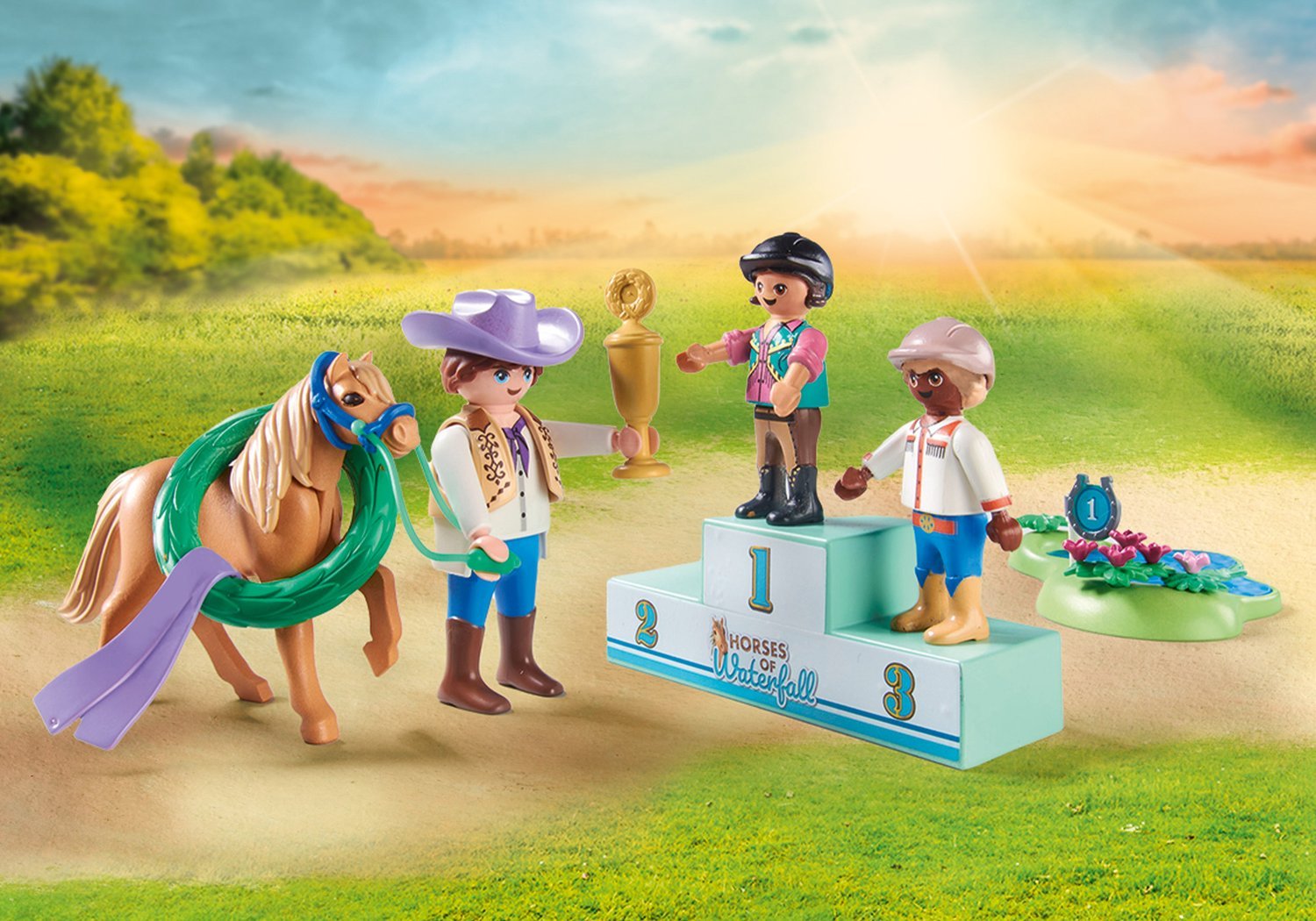 Playmobil Horses Of Waterfall Pony Tournament  71495