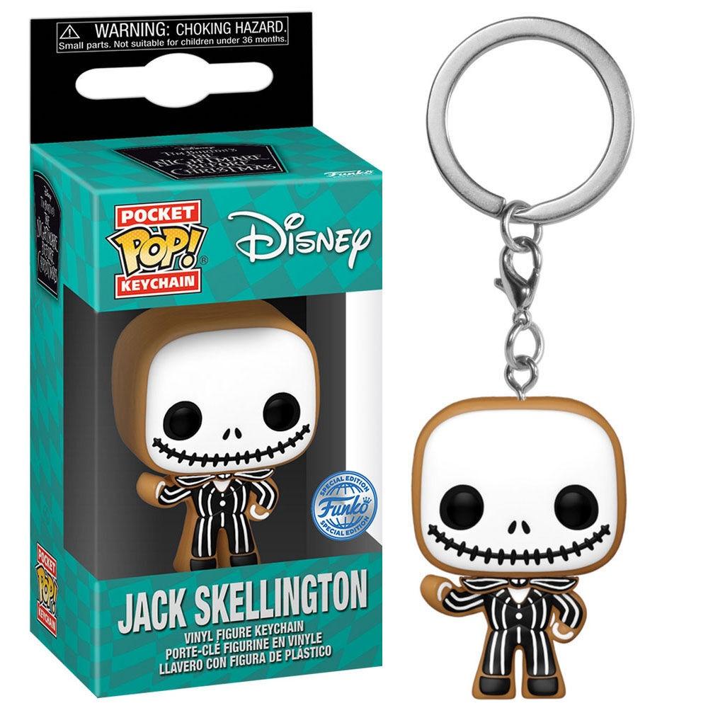 Pocket POP Nyckelring Disney Nightmare Before Christmas Jack Skellington Pepparkaka Exklusiv