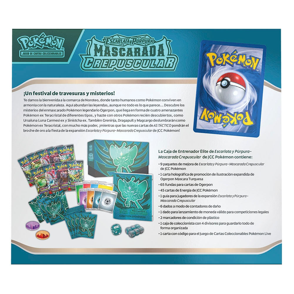 Pokemon Scarlet & Purple Mascarada Crepuscular kortspelfodral