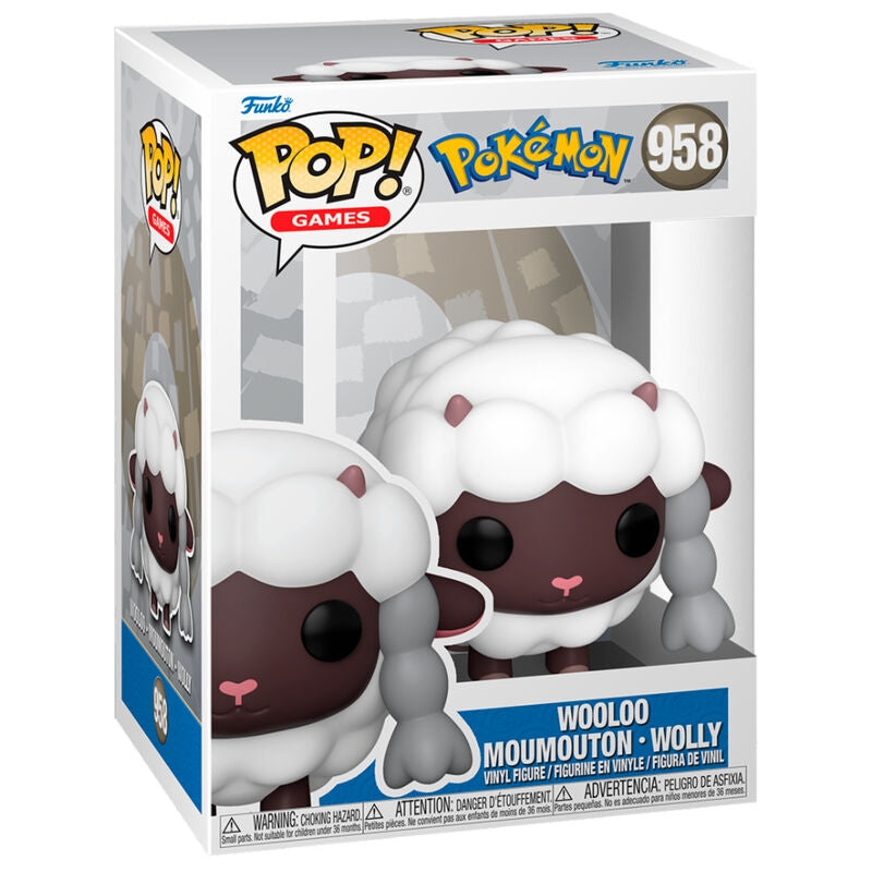 Pokemon Wooloo plyschleksak, mjuk, gosig, 12-tums