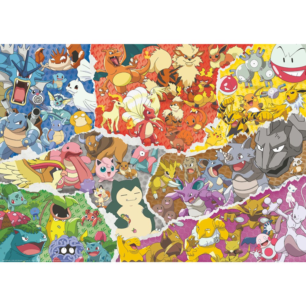 Pokémonpussel 1000 bitar – kul för alla åldrar, perfekt för familjespelskvällen