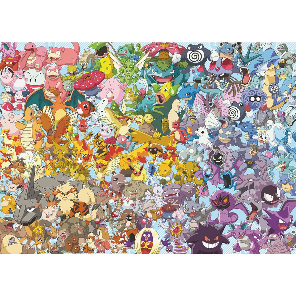 Pokémonpussel 1000 bitar – kul för alla åldrar, perfekt för familjetid