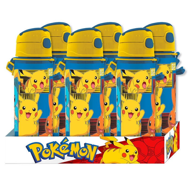 Pokémon vattenflaska i aluminium 600 ml, hållbar och lätt