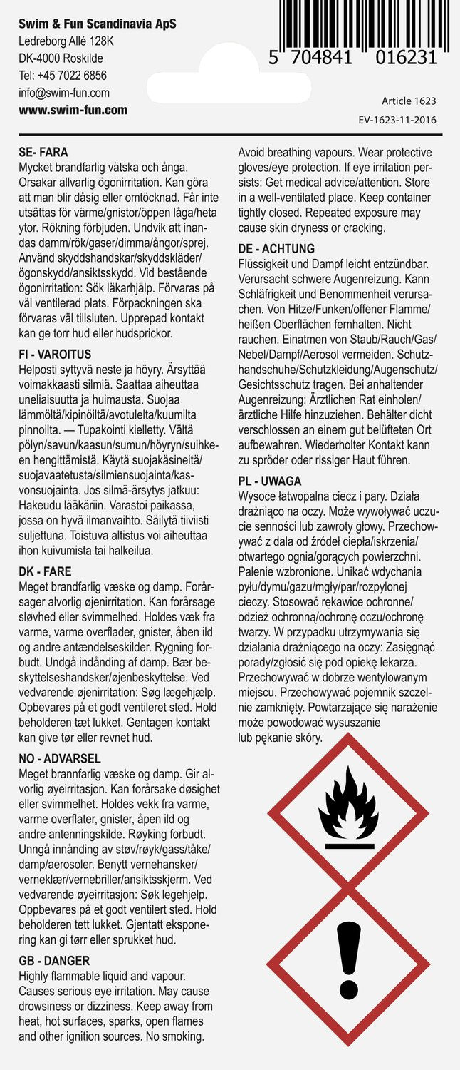 Poolreparationskit, PVC-lim och lapp, inget avlopp behövs