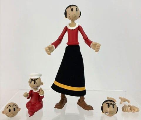 Popeye Action Figur Wave 01 Olive Oyl