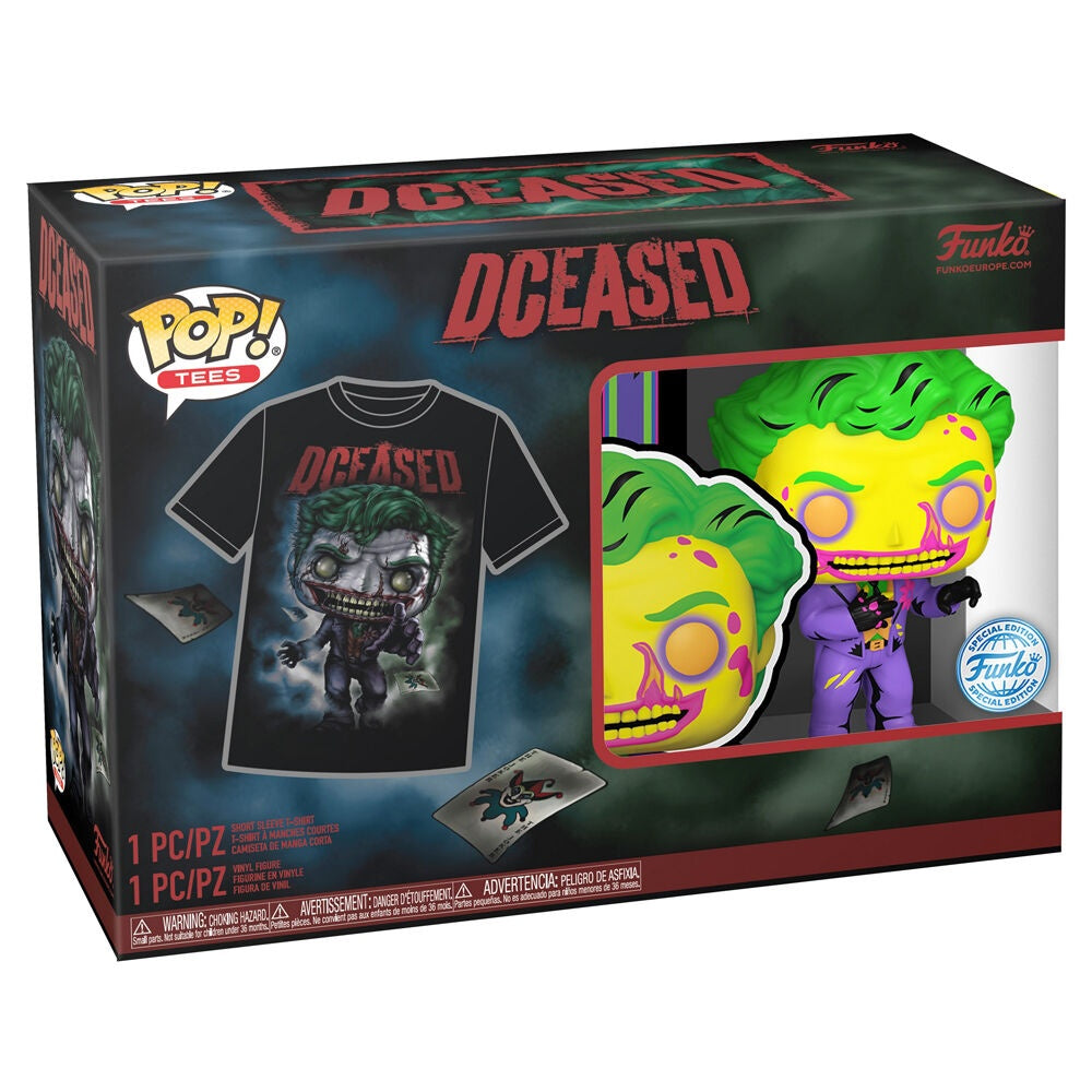 Popfigur & t-shirt, DC Comics Joker Design