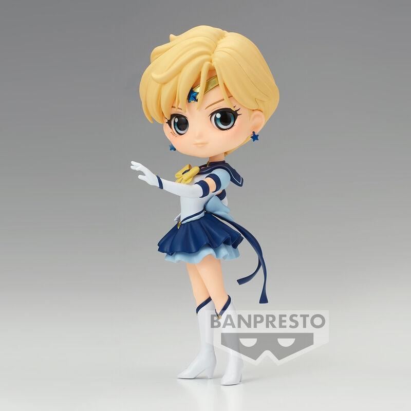 Pretty Guardian Sailor Moon Cosmos the Movie Eternal Sailor Uranus ver.A Q posket figur 14cm