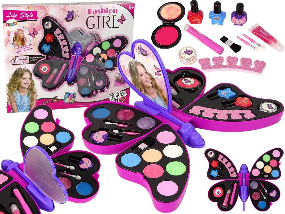 Purple Butterfly Make-Up Set: Trygg, morsom, kreativ lek!