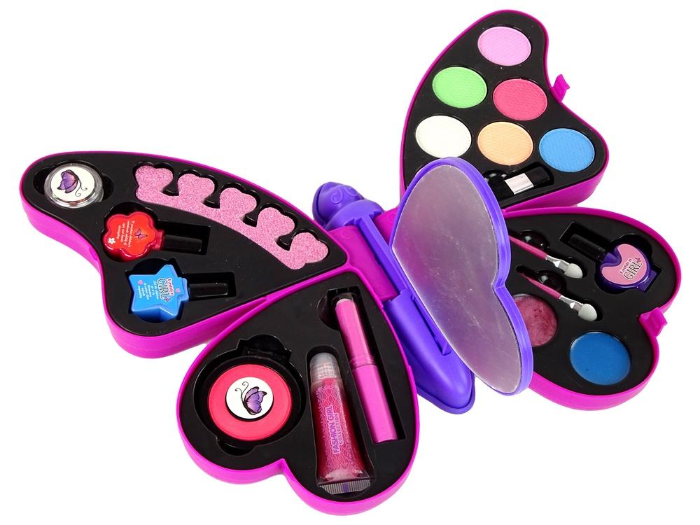 Purple Butterfly MakeUp Set: Sikker, sjov, kreativ leg!