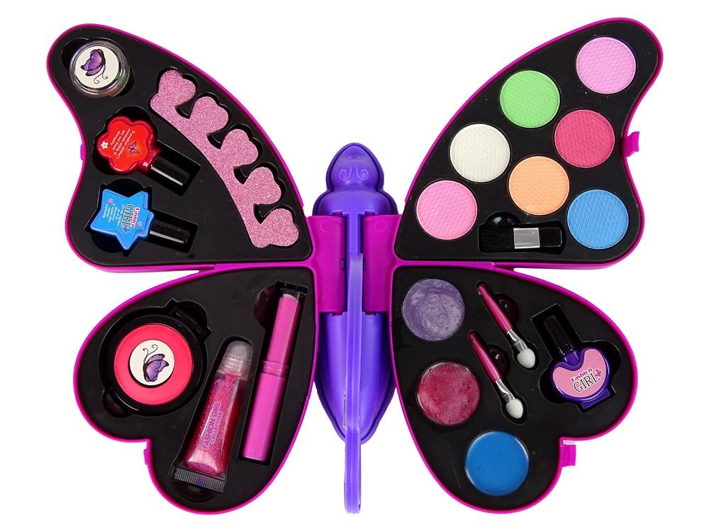 Purple Butterfly Make-Up Set: Trygg, morsom, kreativ lek!