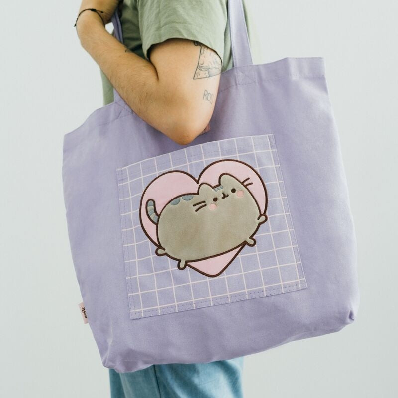 Pusheen Moments Premium shoppingväska, återanvändbar, miljövänlig