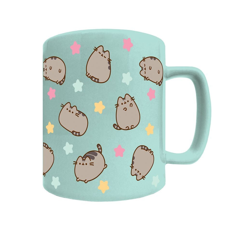 Pusheen mugg med nallebjörnsöverdrag, 440 ml kapacitet