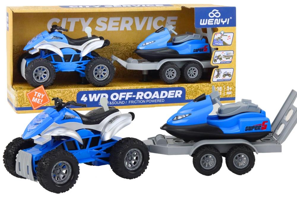 Quad with Trailer: Transport Boat &amp; Jet Ski for Adventure!