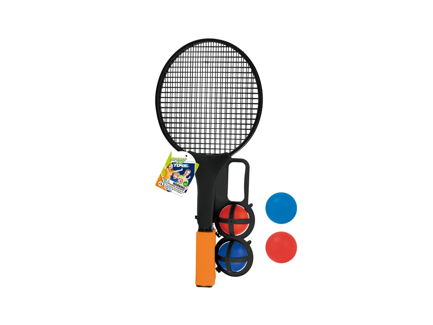 Racketset med 2 racketar och 2 bollar