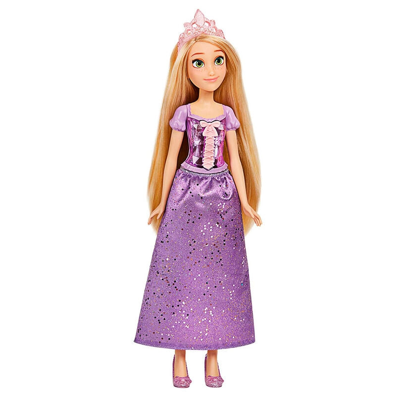 Rapunzel docka med Royal Shimmer Dress och långt hår