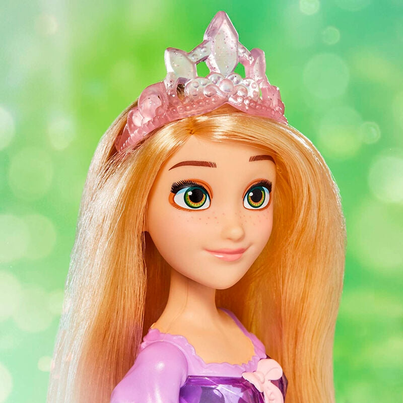 Rapunzel docka med Royal Shimmer Dress och långt hår