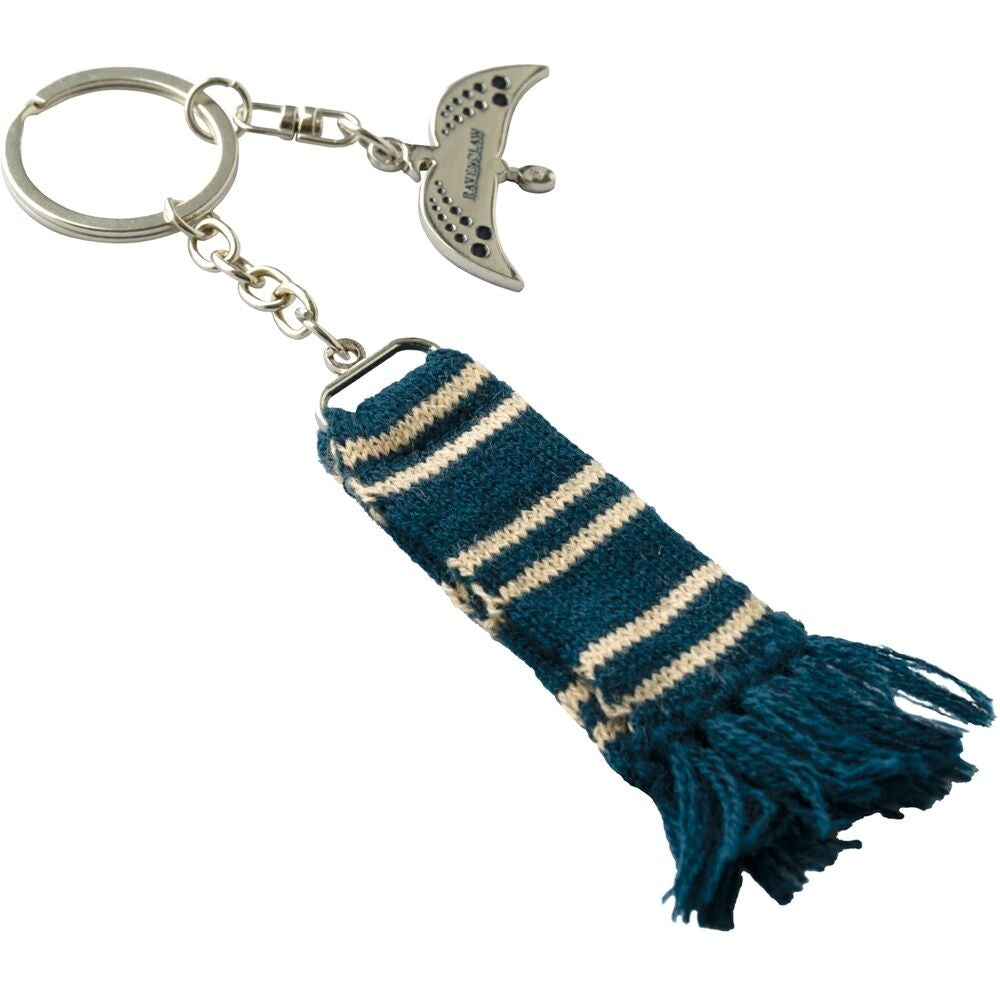 Ravenclaw Scarf Nyckelring för Harry Potter Fans, Samlartillbehör