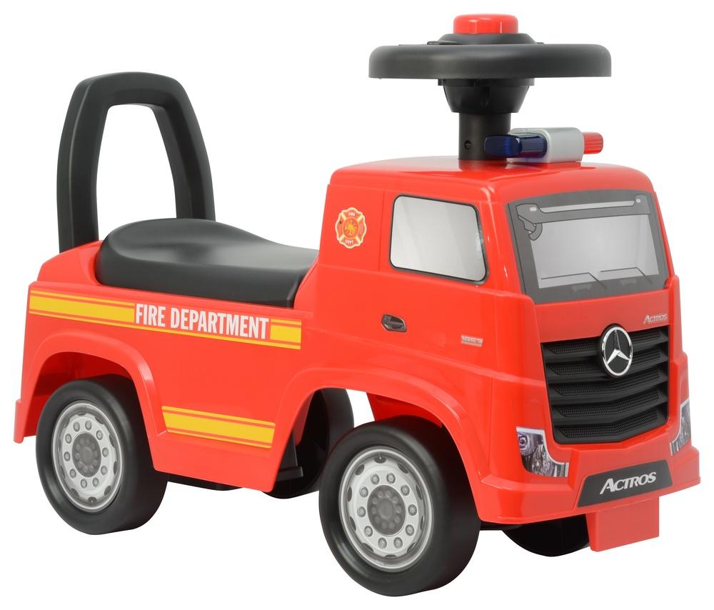 Röd Mercedes Actros Police Ride-On: Hållbar toddler Fun