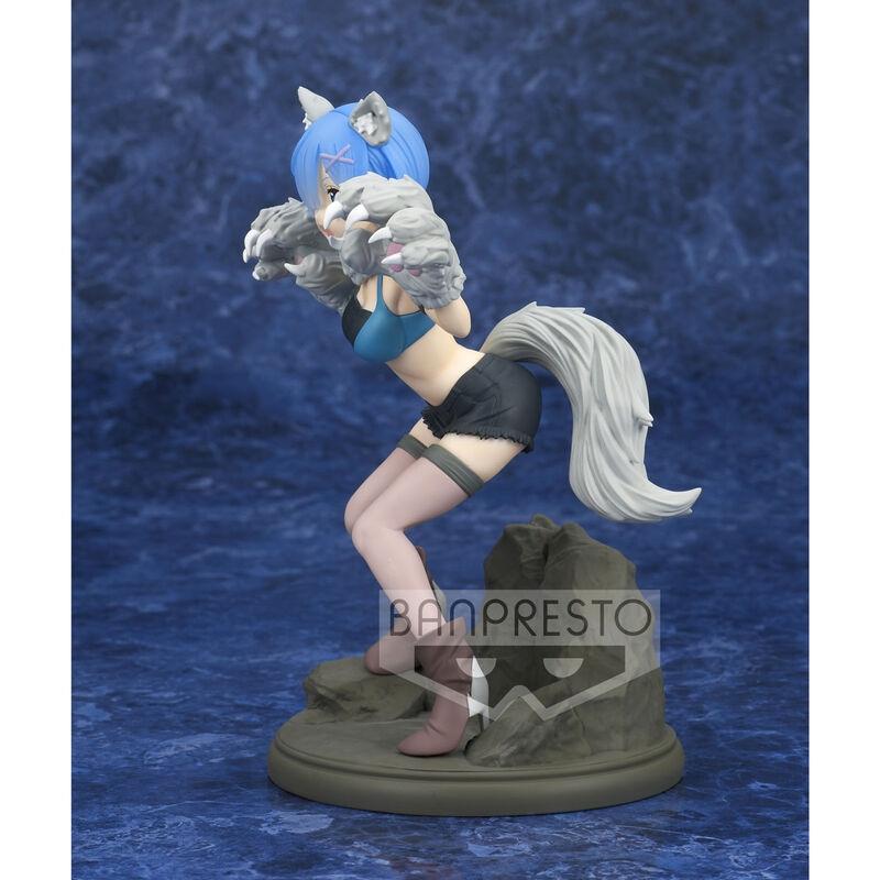 Re:Zero Livet börjar i en annan värld Espresto Monster Motions Ram figur 18cm