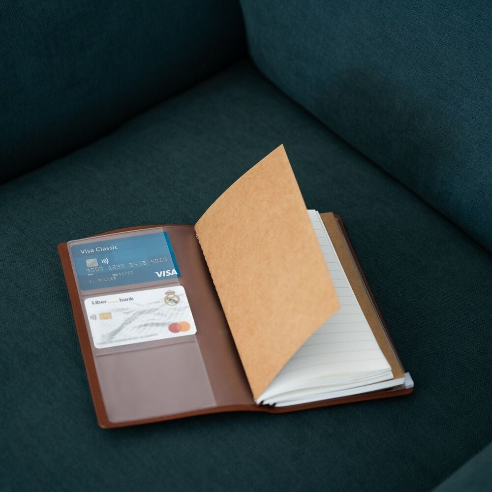 Real Madrid Travel Notebook, 80 sidor, perfekt för fans