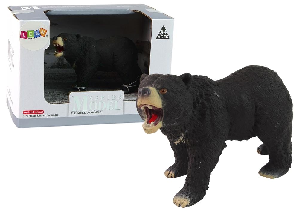 Realistisk Animal Bear Figurine Set för kreativ lek