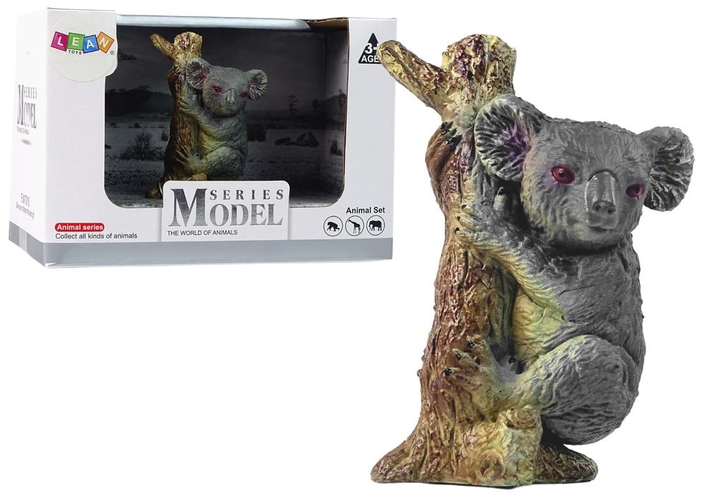 Realistisk Koala Tree Figurine - Perfekt for Mini Zoo Moro!