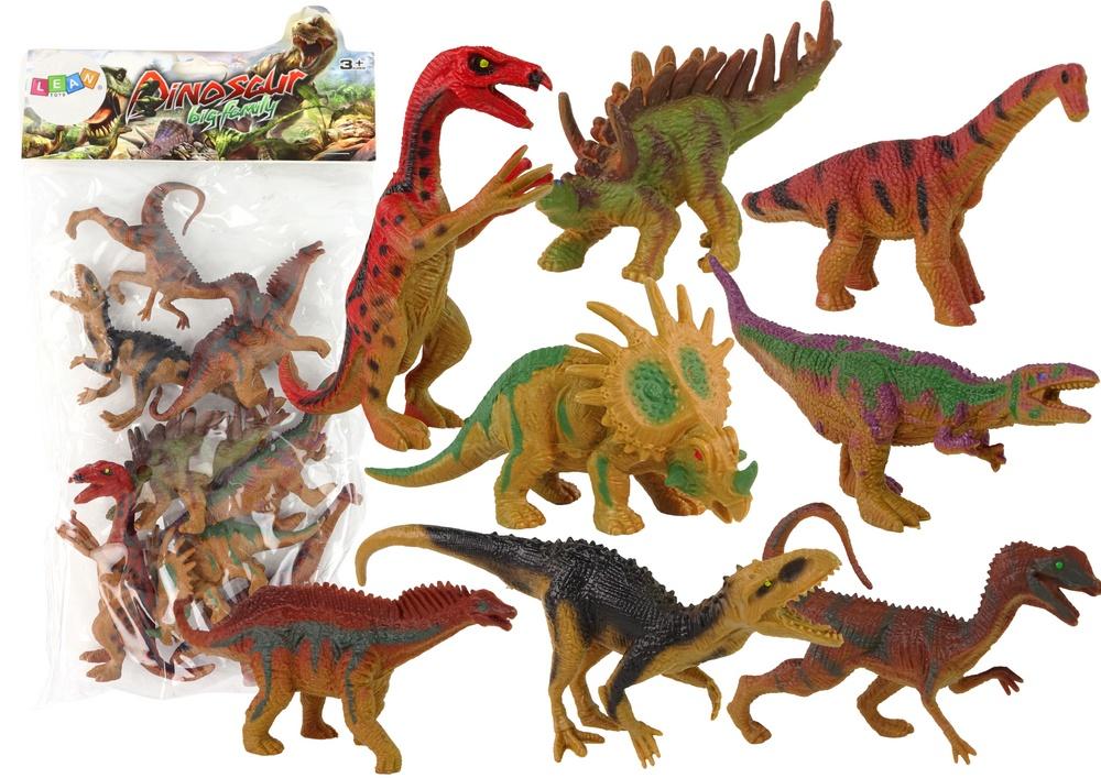 Realistiske dinosaurfigurer - 8 forhistoriske arter for barn