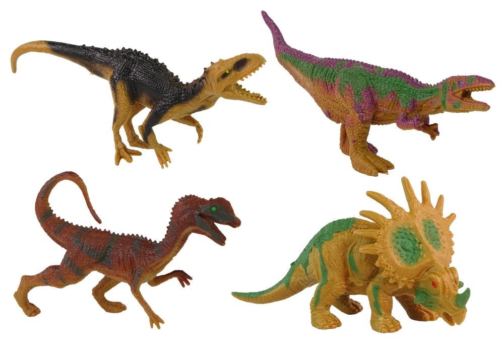 Realistiske dinosaurfigurer - 8 forhistoriske arter for barn