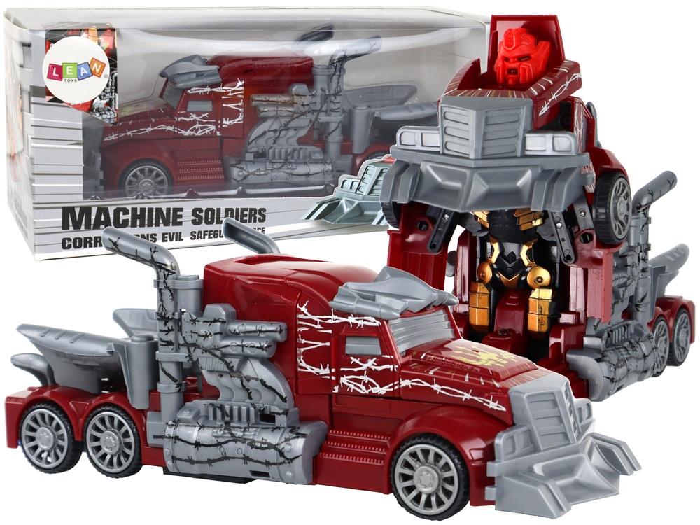 Red Truck Robot 2in1: Transforming Adventure & Lights