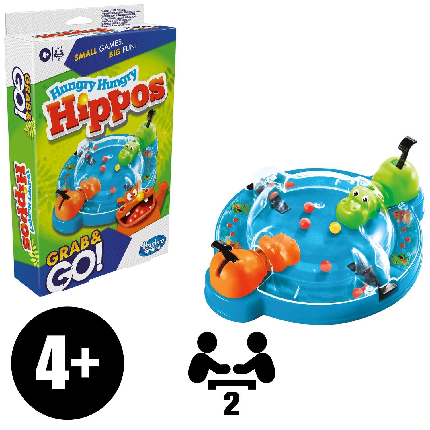 Rejsespil Hungry Hungry Hippos Grab&amp;Go