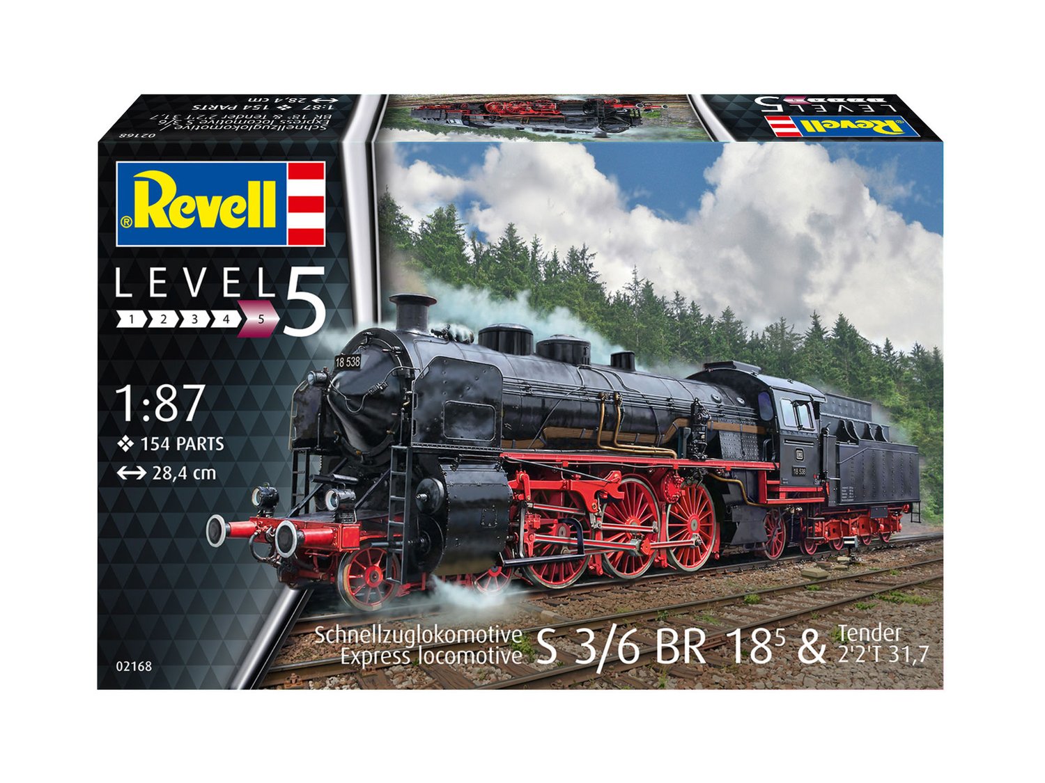 Revell Express Locomotive S3/6 1:87 Model Kit