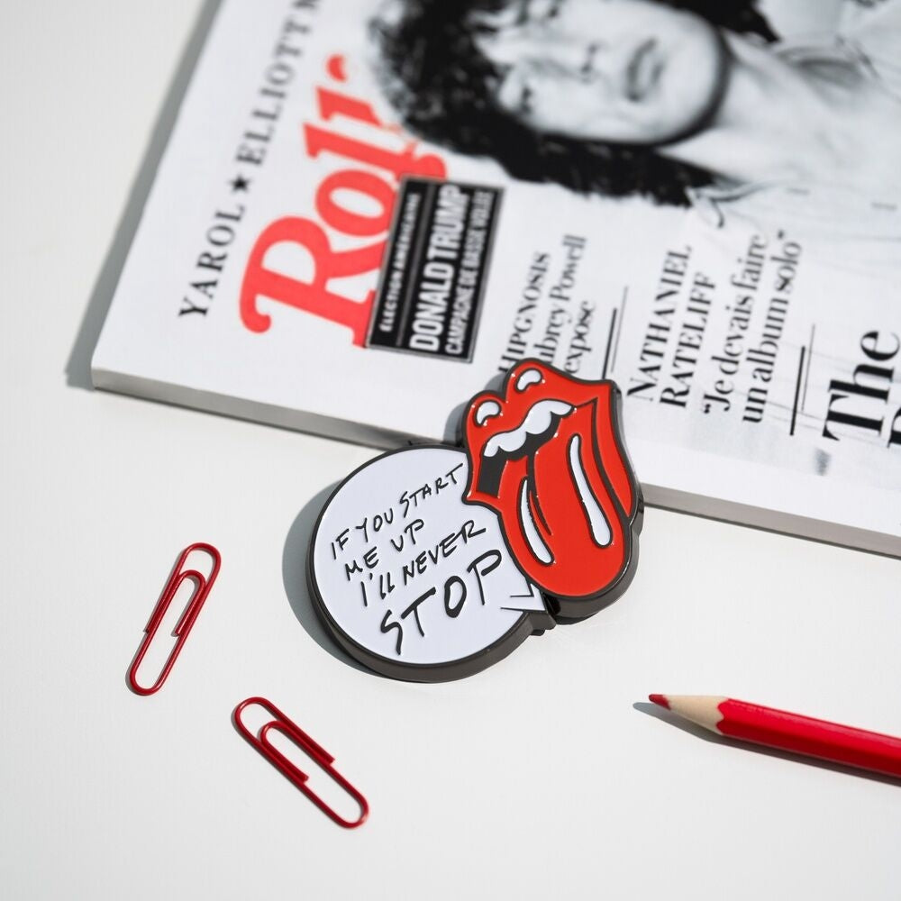 Rolling Stones Magnet - Klassisk rockbandsdesign, 3x2 tum