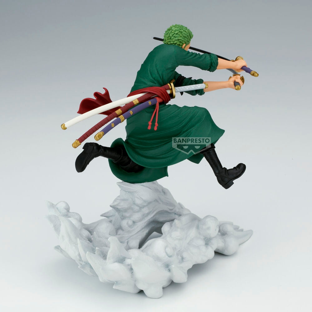 Roronoa Zoro-figur i ett stycke, 15 cm samlarmodell