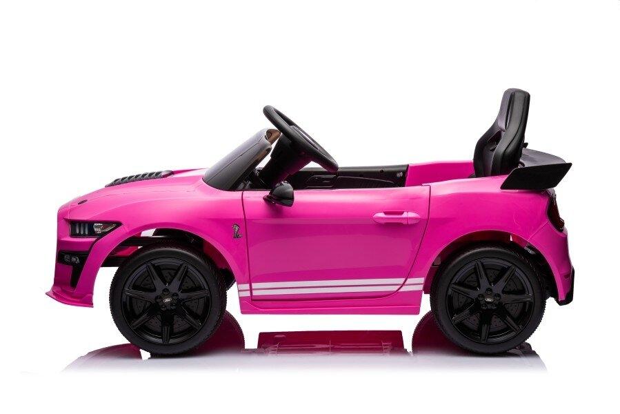 Pink batteridrevet Ford Mustang GT500 Shelby til børn