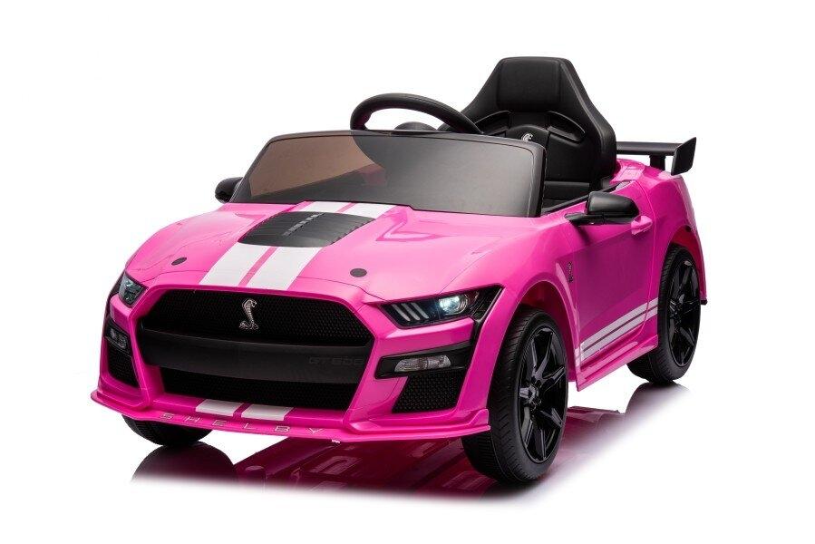 Pink batteridrevet Ford Mustang GT500 Shelby til børn