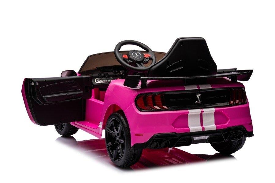 Pink batteridrevet Ford Mustang GT500 Shelby til børn