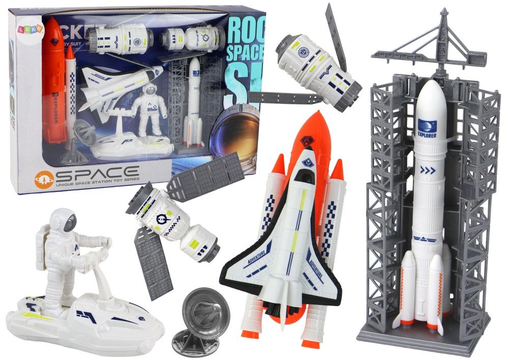 Space Mission Rocket Set: Astronaut Adventure i 8 deler!