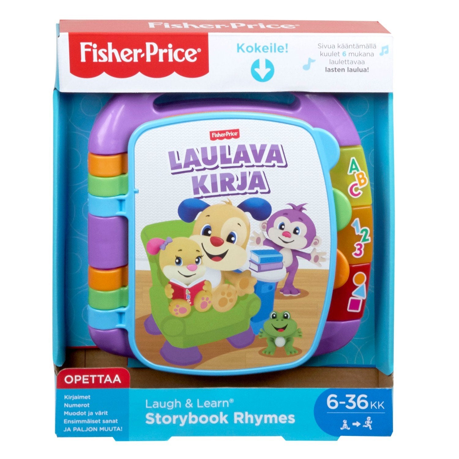 Fisher-Price Storybook Rhymes Bok finsk