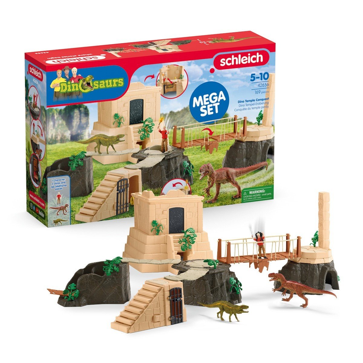 Schleich Dinosaurs Erobringen av Dino-tempelet