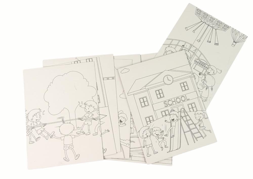 Scratch Coloring Book for Kids: Morsomme skoleaktiviteter