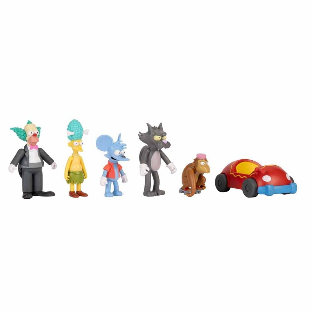 Simpsons 7 cm figurer Paket med 6 samlarleksaker