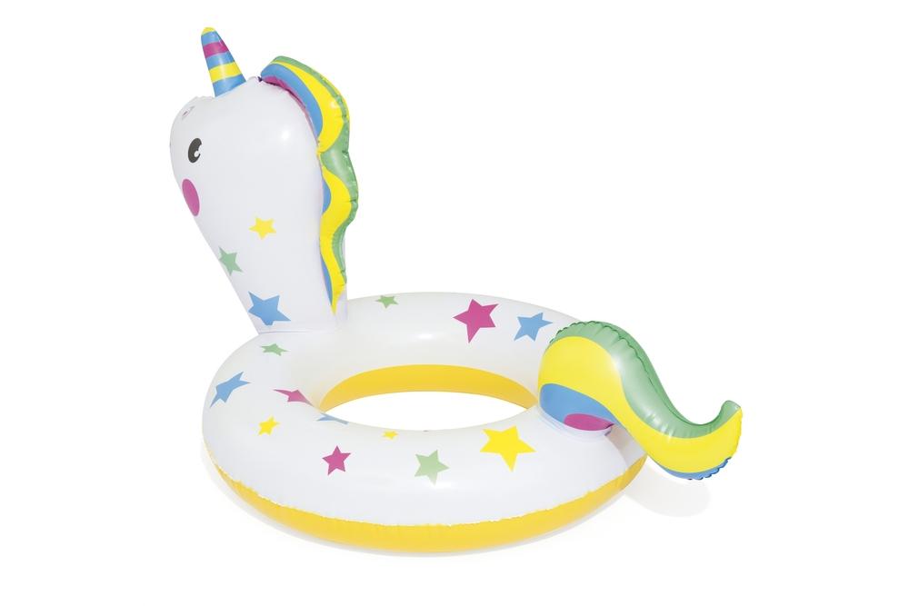 Simring Unicorn 79x58cm för barn 3-6, slitstark PVC