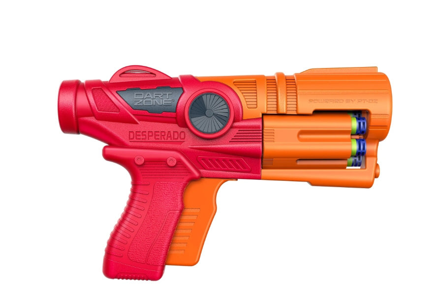 Skumpilkastare, automatiskt frammatande pipa, 12 pilar ingår