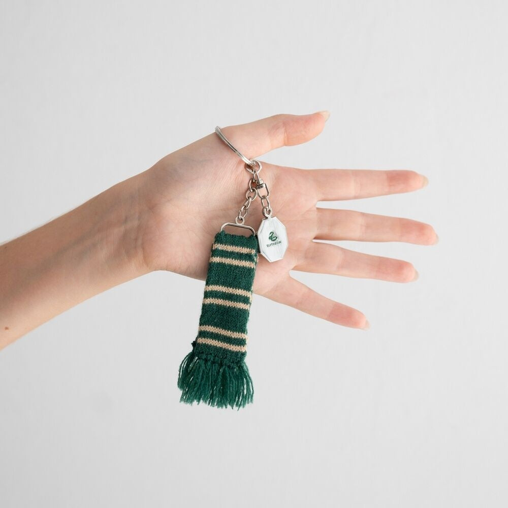 Slytherin Scarf Nyckelring för Harry Potter Fans