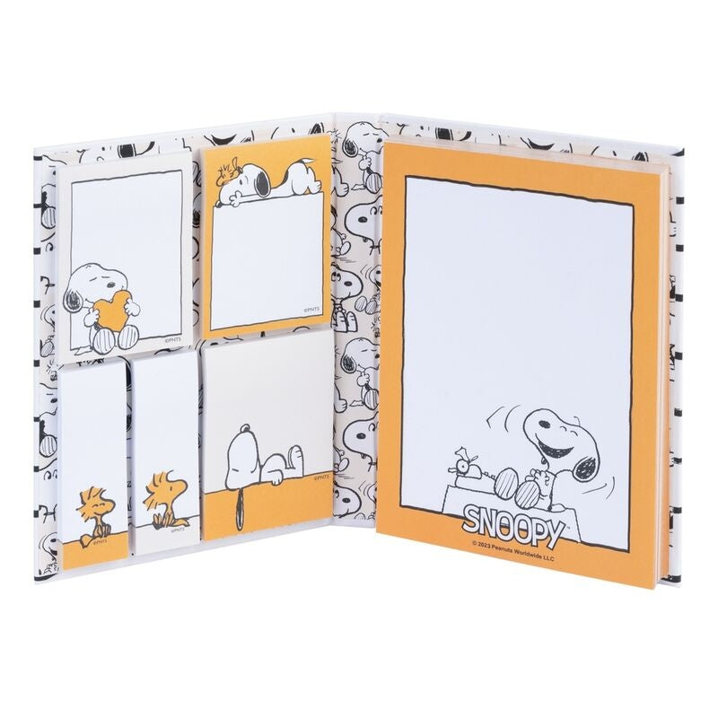 Snoopy Sticky Notes-anteckningsbok för enkel organisation, 100 ark